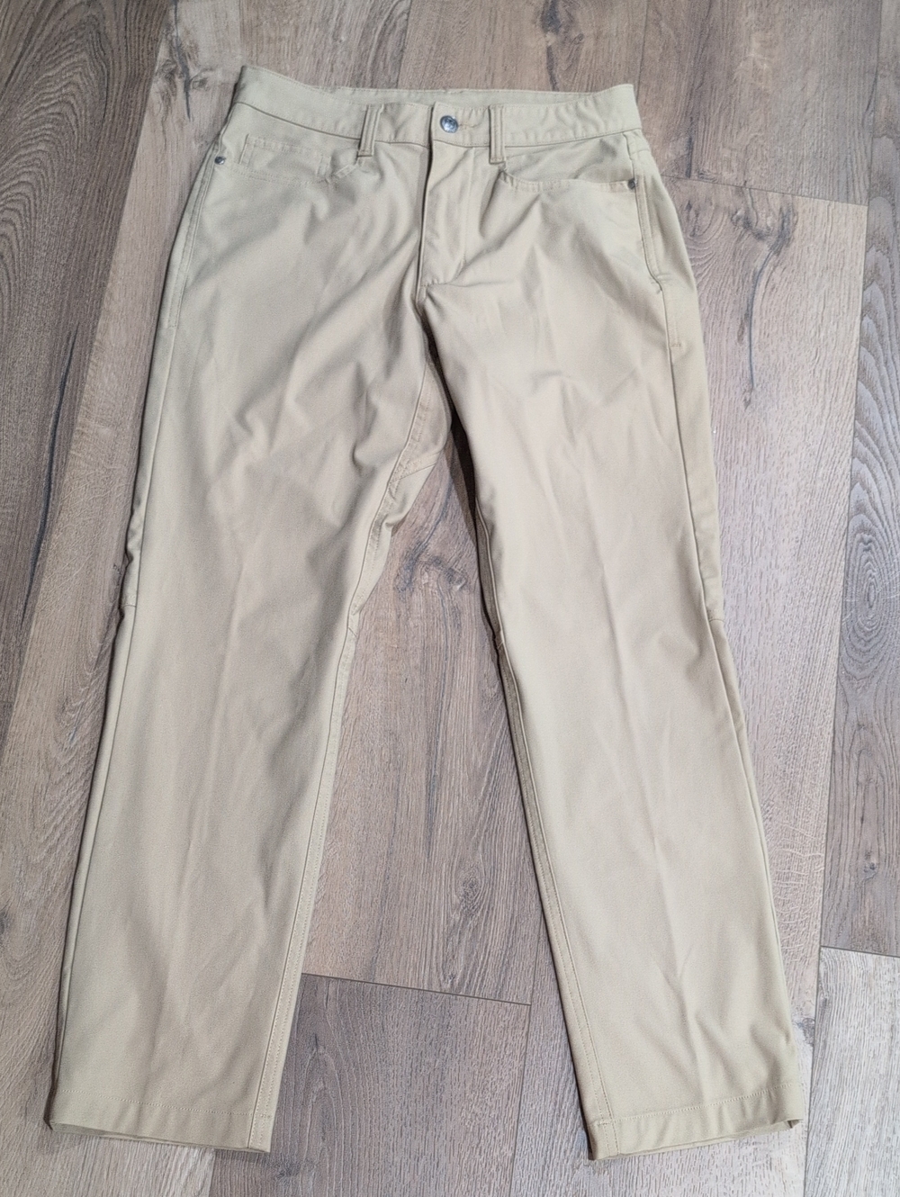 Swiss Tech Tan Straight-Leg Chinos